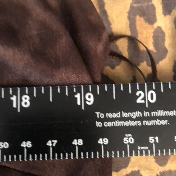 Micheal Kors size 14 brown leopard print sleeveless Midi dress back zip - Picture 12 of 16